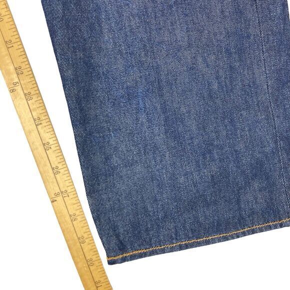 Levi's 501 Jeans Men 44 x 32 Blue Wash Classic Straight Leg Vintage Casual Denim - Picture 12 of 13